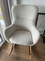 Gemütlicher Teddy-Schaukel-Stuhl