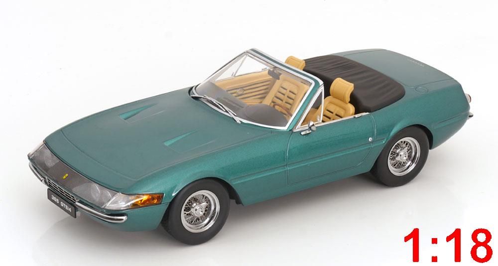 FERRARI 365 GTS/4 DAYTONA CABRIO 1965 GRÜN 1:18 KK -SCALE (Neu und ...