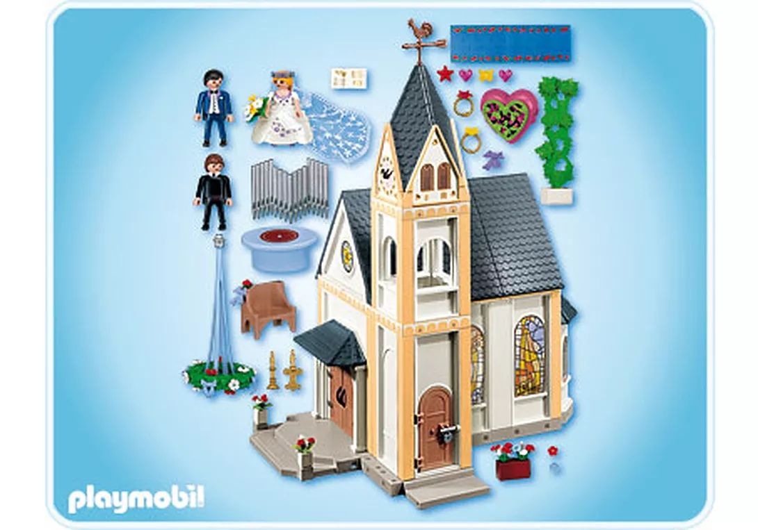Playmobil Giocattoli: Playmobil Hochzeitskirche – Usato da Malters venduto da rst_7665 1