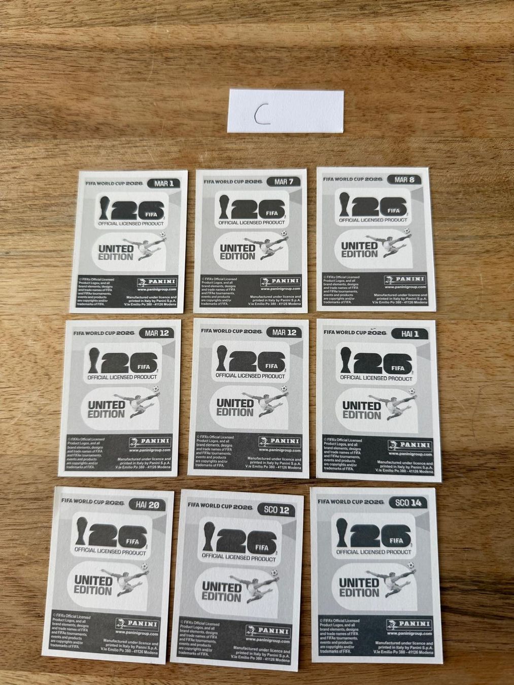Panini Carte collezionabili: Panini 2026 Gruppen A-E – Nuovo (secondo la descrizione) da Känerkinden venduto da Mailtotini 5