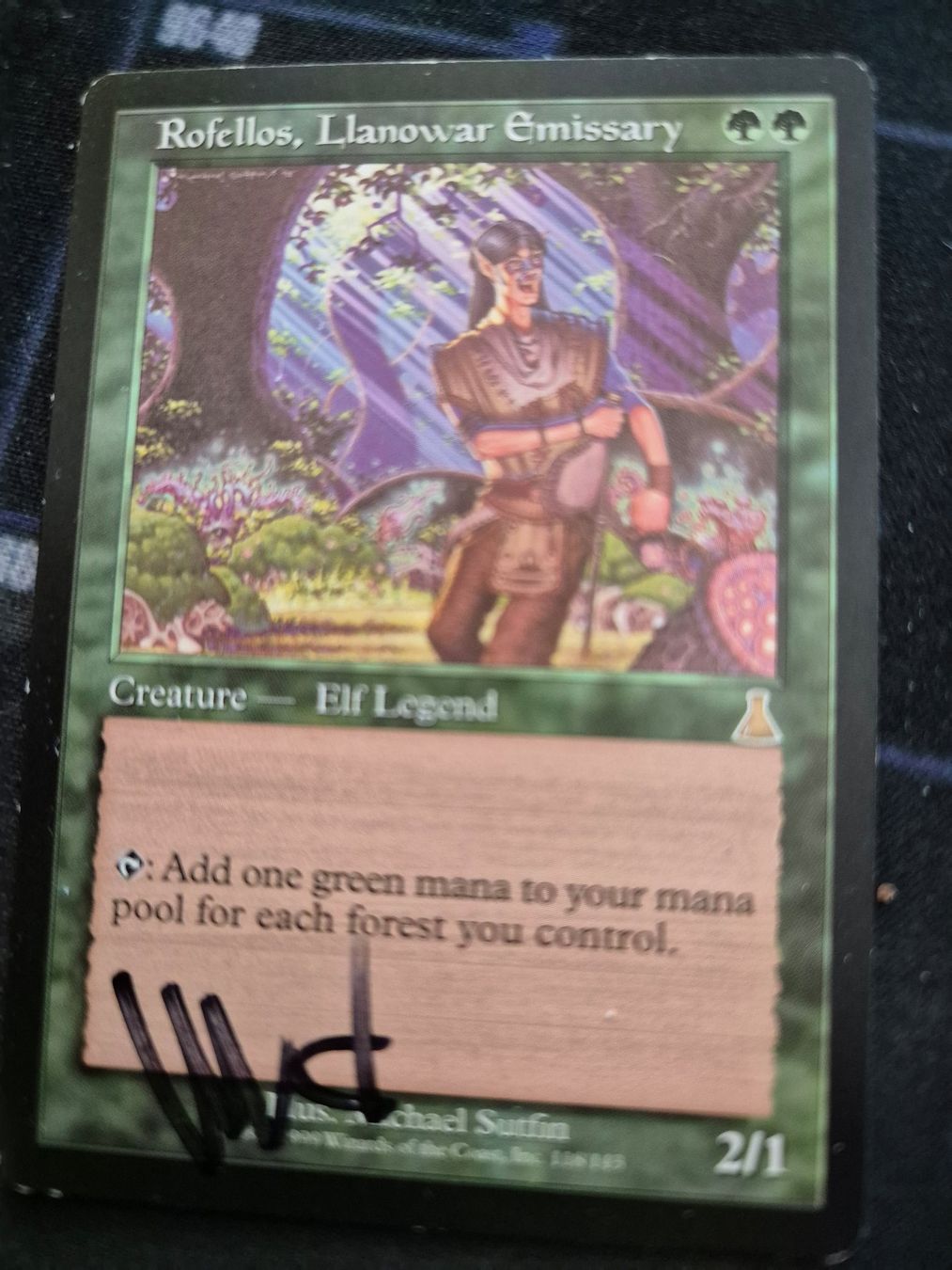 1 x Rofellos, Llanowar Emissary - Magic: The Gathering - MtG (Gebraucht ...