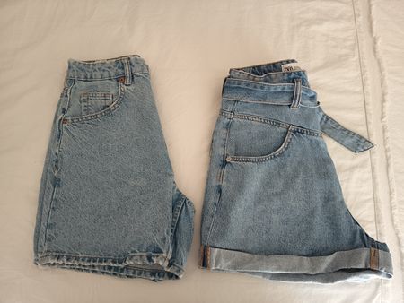Denim Shorts Set