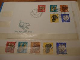Pro Juventute 1965, FDC + Satz Lose o