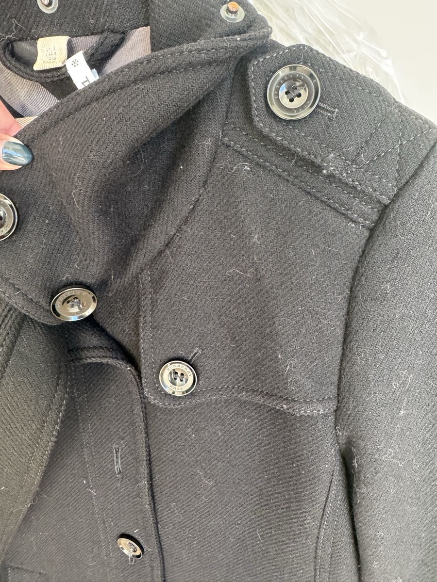 Burberry Mäntel: BURBERRY BRIT cappotto nero tg 38 – Gebraucht aus Montagnola von lore_fer 2