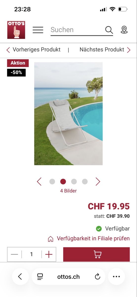 Liegen & Liegestühle: Sonnenliegen – Neu (gemäss Beschreibung) aus Biel/Bienne von sop_sl7f 2