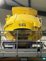 Teka Betonmischer Industriemischer gelb gebraucht