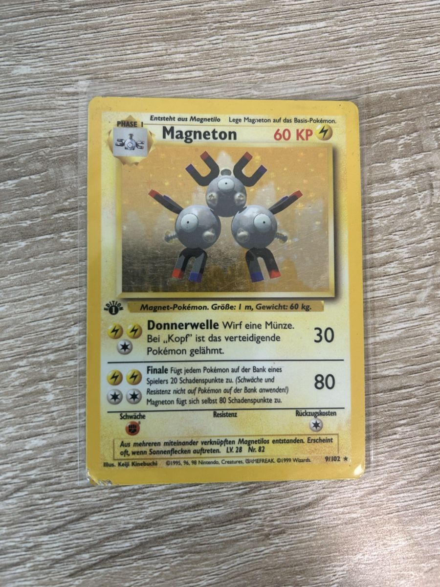 Pokémon Carte collezionabili: Pokemon Magneton 1. Edition Deutsch Baseset – Usato da Berg (Dägerlen) venduto da nzelli
