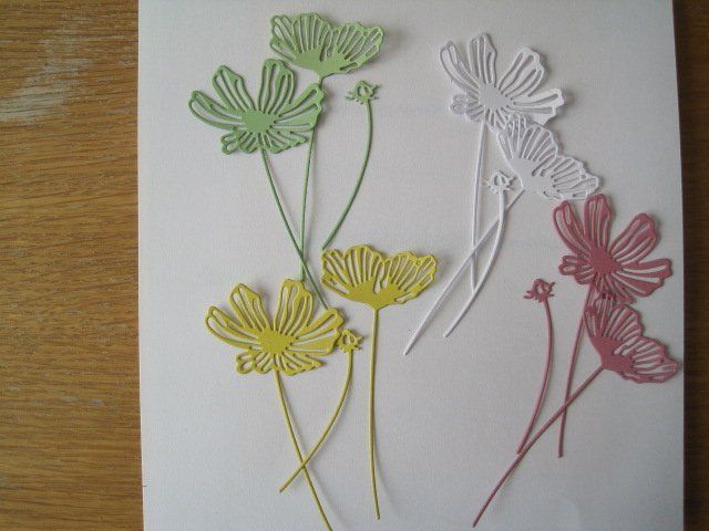 Carta: Stanz-Papier Motive  Blumen – Nuovo e nell'imballaggio originale da Schachen LU venduto da moepsli5