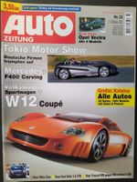 Auto Zeitung Nr. 23/ 2001 VW W12 Opel Vectra Fiat Stylo