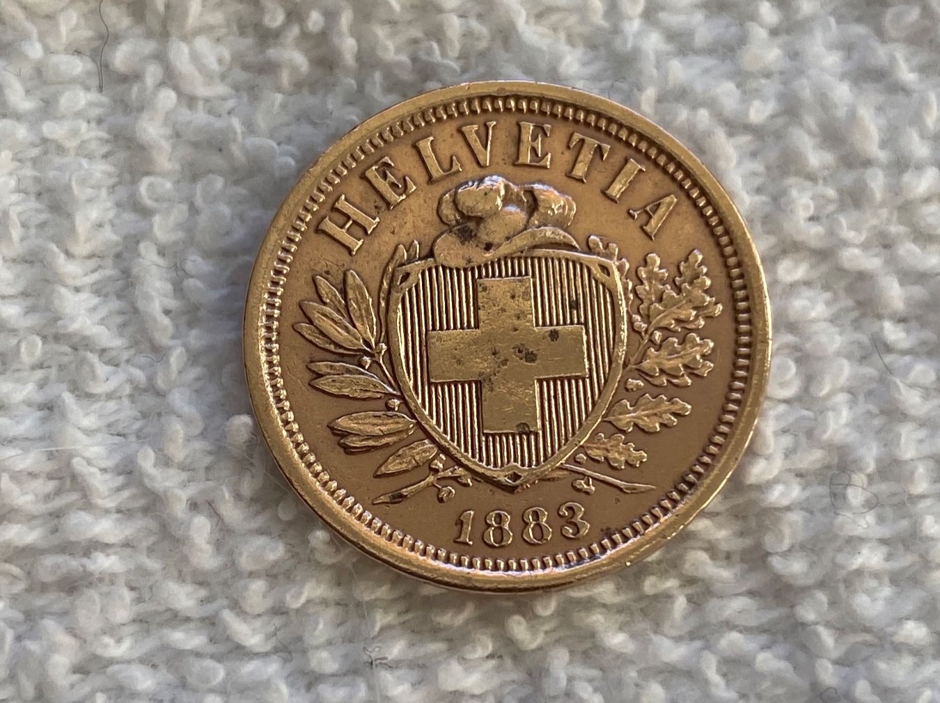 Tutti le monete: 2 centimes/Rappen 1883 – Usato da Nyon venduto da Ilmi09