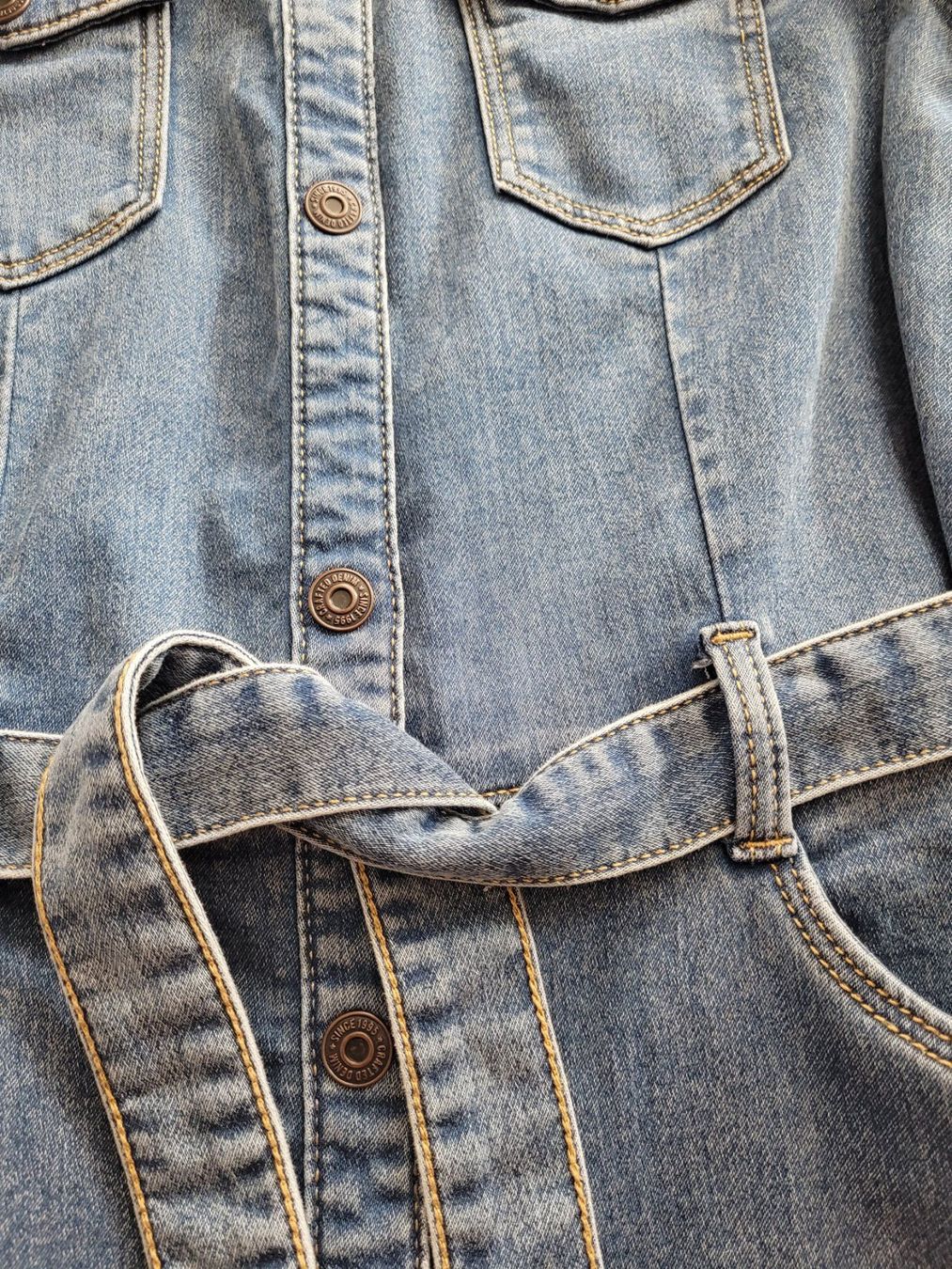 C&A Pantaloni: 164 - Grösse, Mädchen Jeans KLEID langarm – Usato da Nottwil venduto da echtMOMO 3
