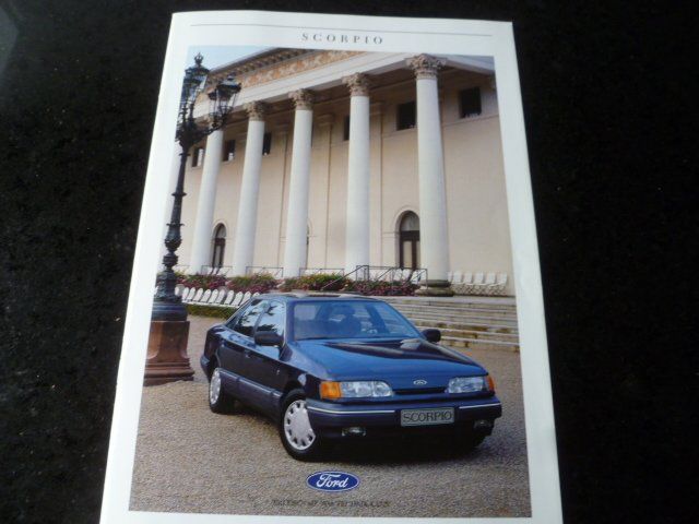 Ford Documenti: Ford Scorpio Prospekt 1988 – Usato da Zofingen venduto da sosalinos01