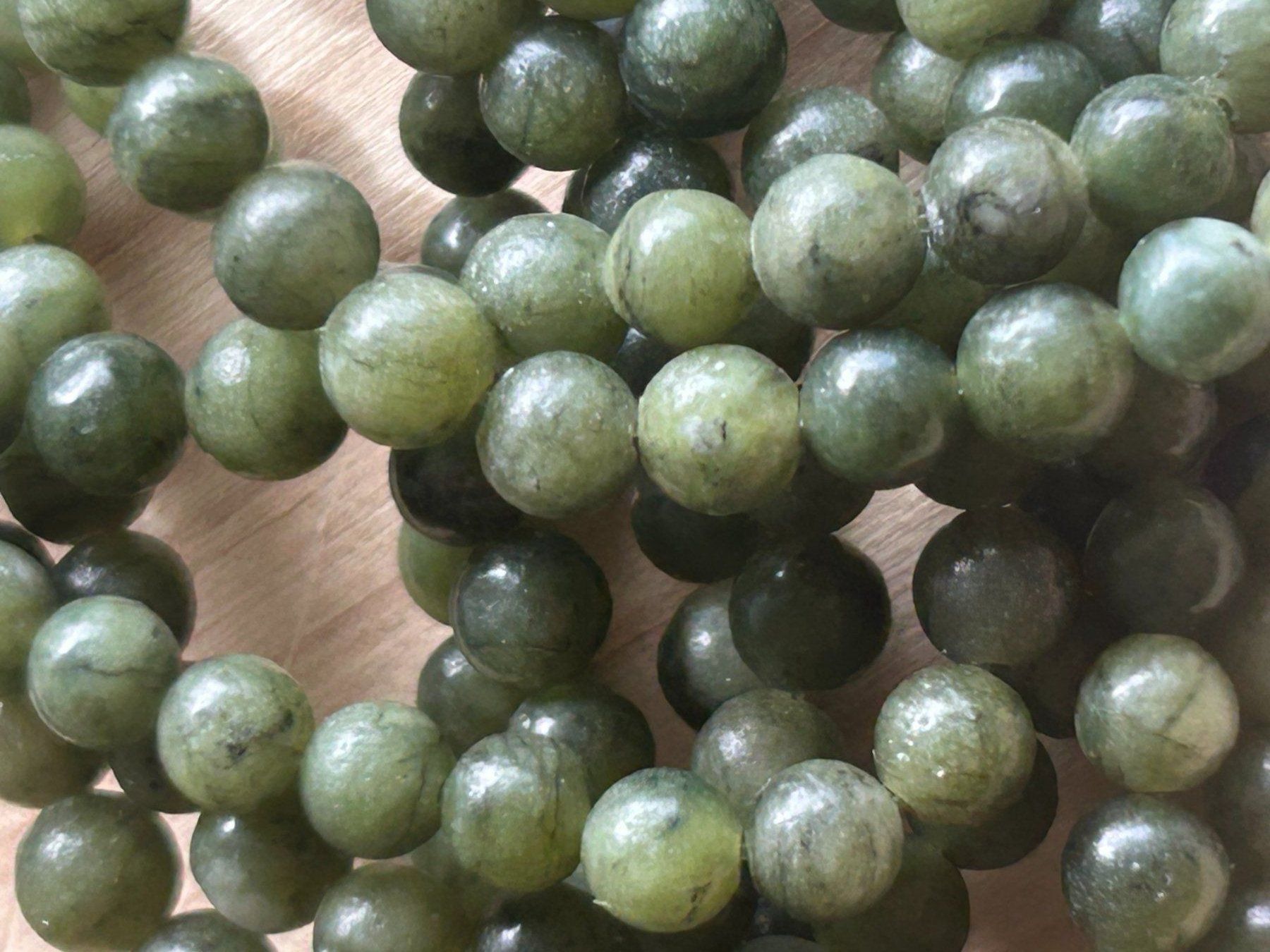 Pietre preziose: Strang echte China Jade beads 4 mm – Nuovo e nell'imballaggio originale da Niederrohrdorf venduto da Ytobi 1