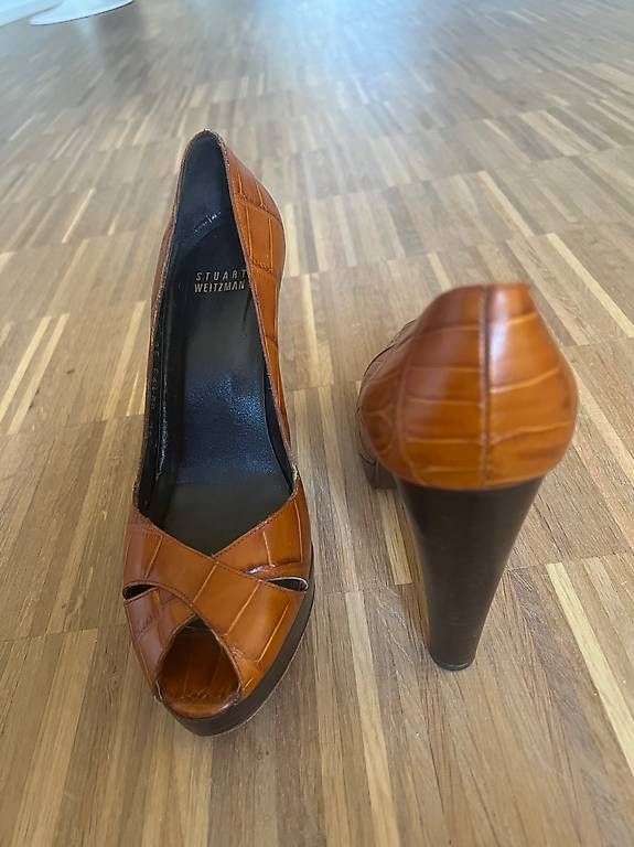 Damenschuhe: Stuart Weizmann Peeptoes 38 – Gebraucht aus Zürich von Samoo01 1