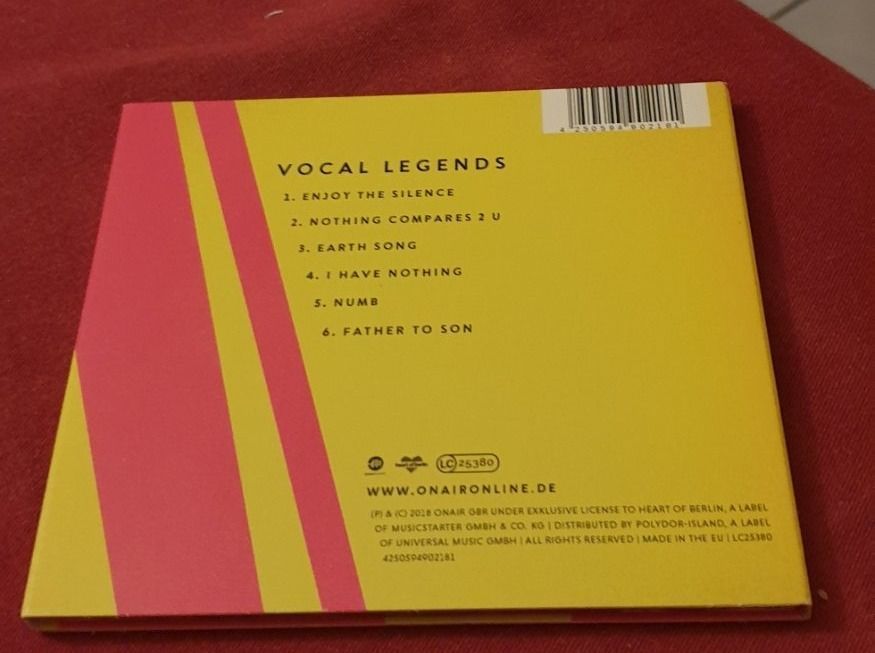 CD: Onair - Vocal Legends – Usato da Wattenwil venduto da Mage66 1