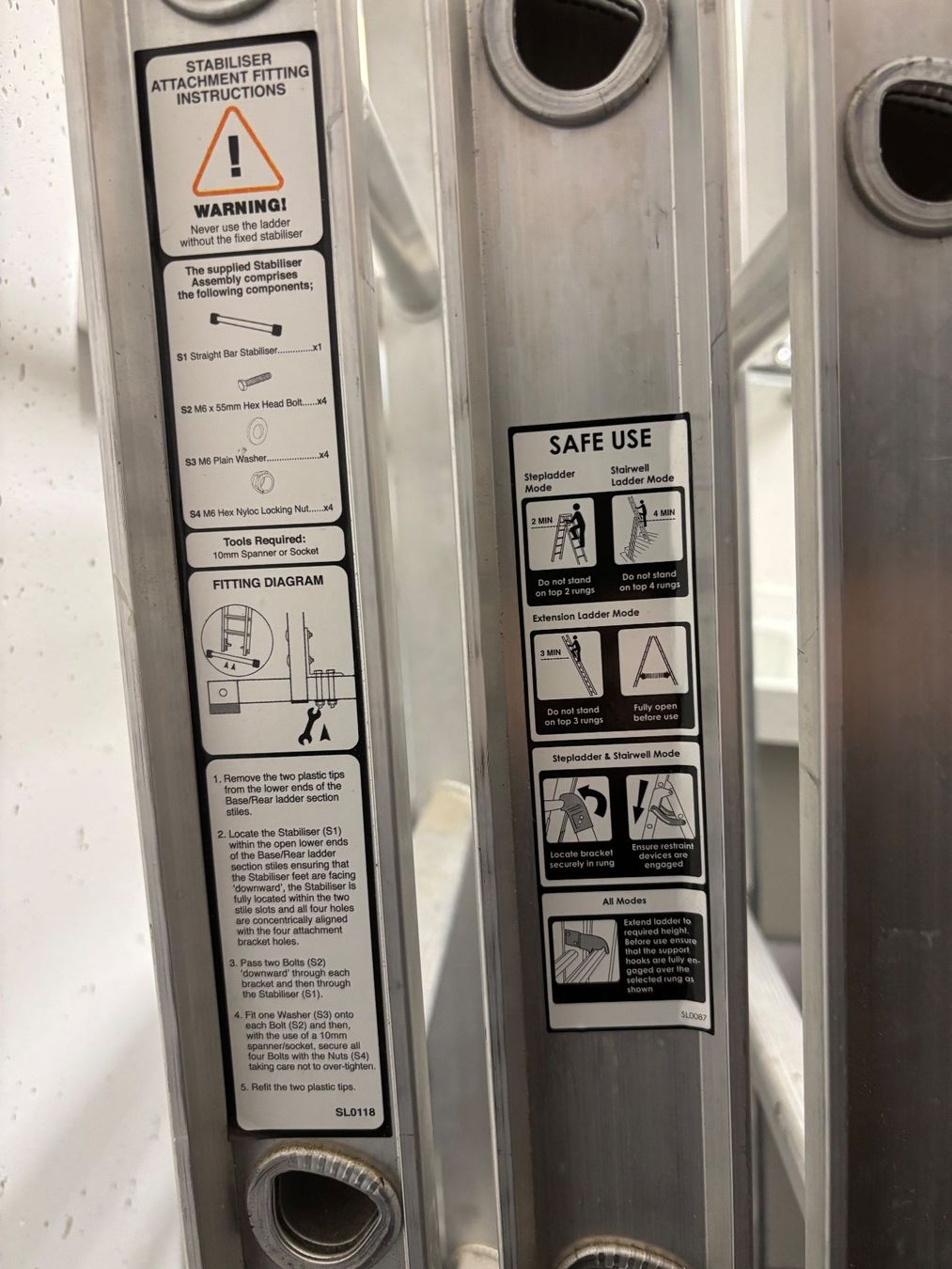 Echelles: Abru by Werner 4 Way Combination Ladders- TOP condition – D'occasion à Zürich par cel_kv7b 3