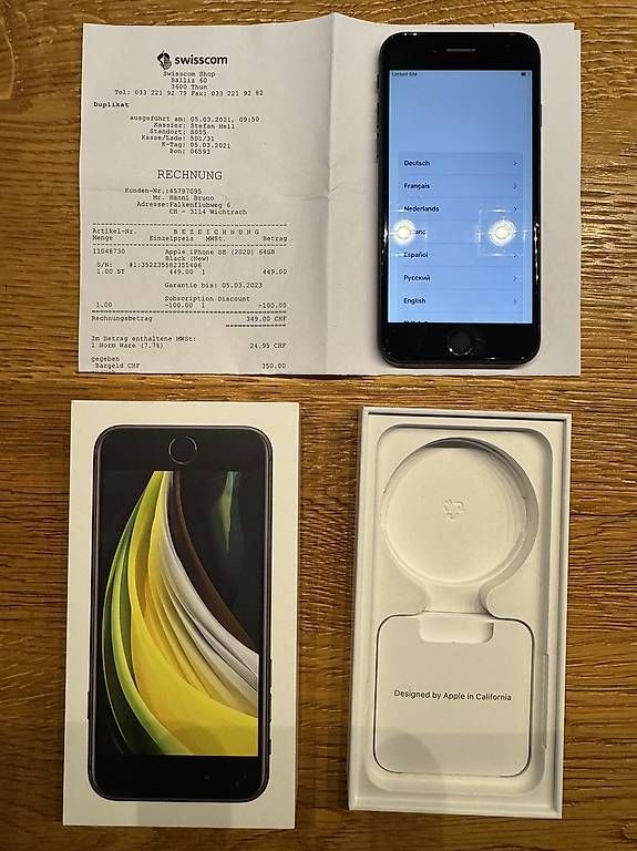 Handys / Smartphones: Apple iPhone SE – Gebraucht aus Wichtrach von Brusan