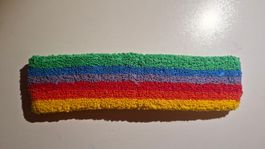 Stirnband Retro Regenbogen