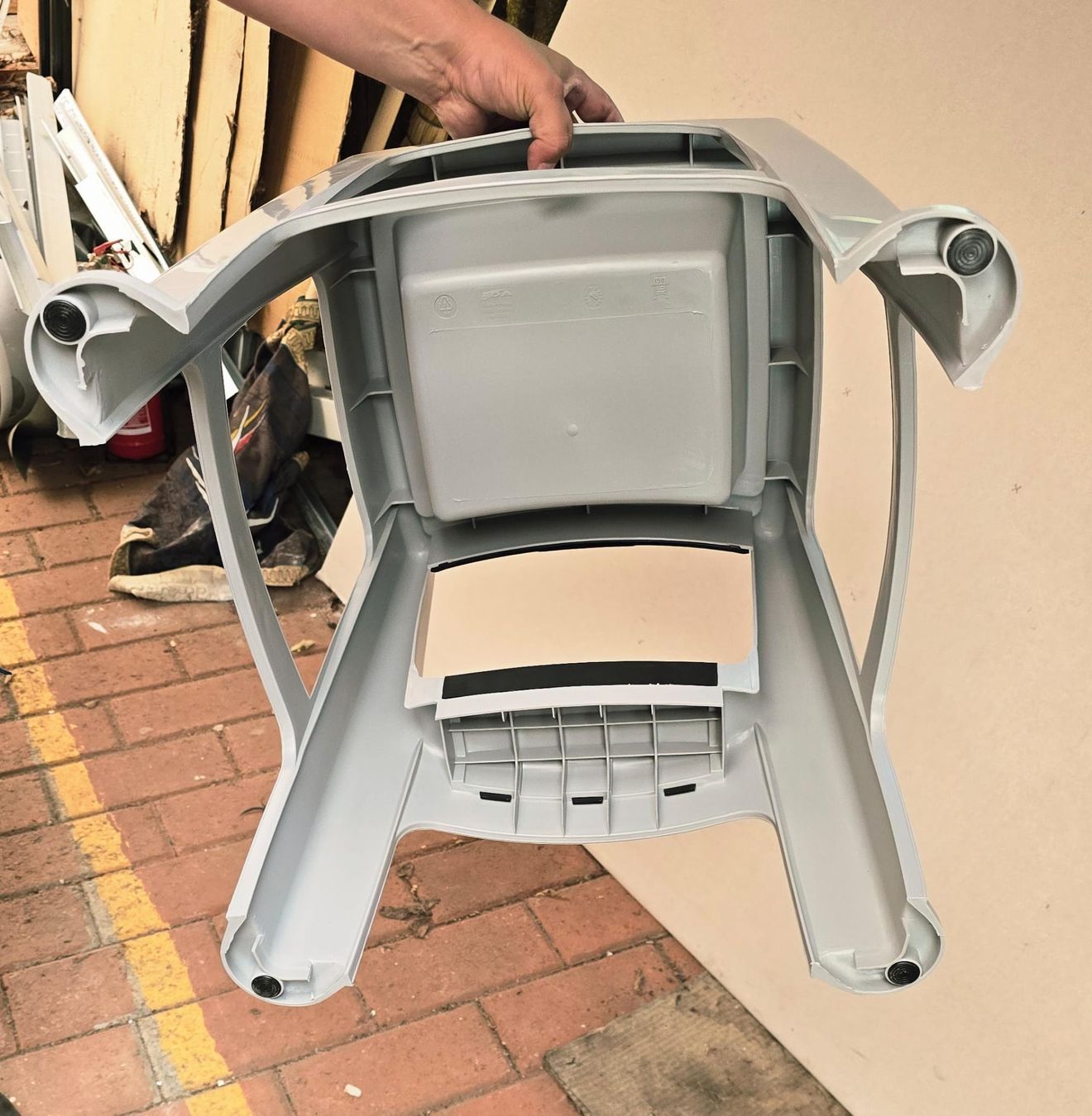 Hocker: Tritthocker mit Stauraum, Grau, Neu und OVP – Neu und originalverpackt aus Dussnang von kevin0812 4