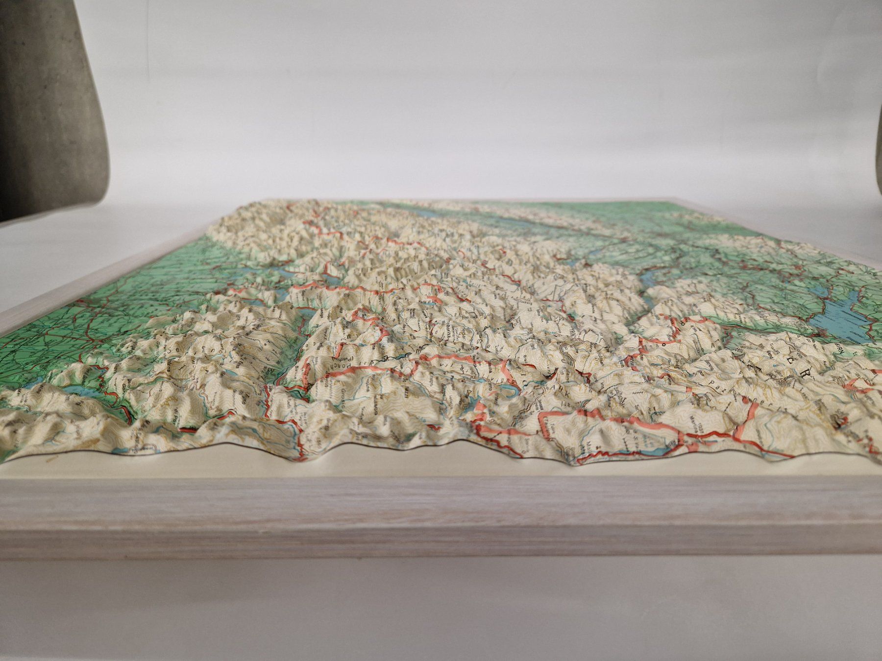 Landkarten & Atlanten: 3D-Landkarte – Gebraucht aus Muhen von Restwert_Muhen 3