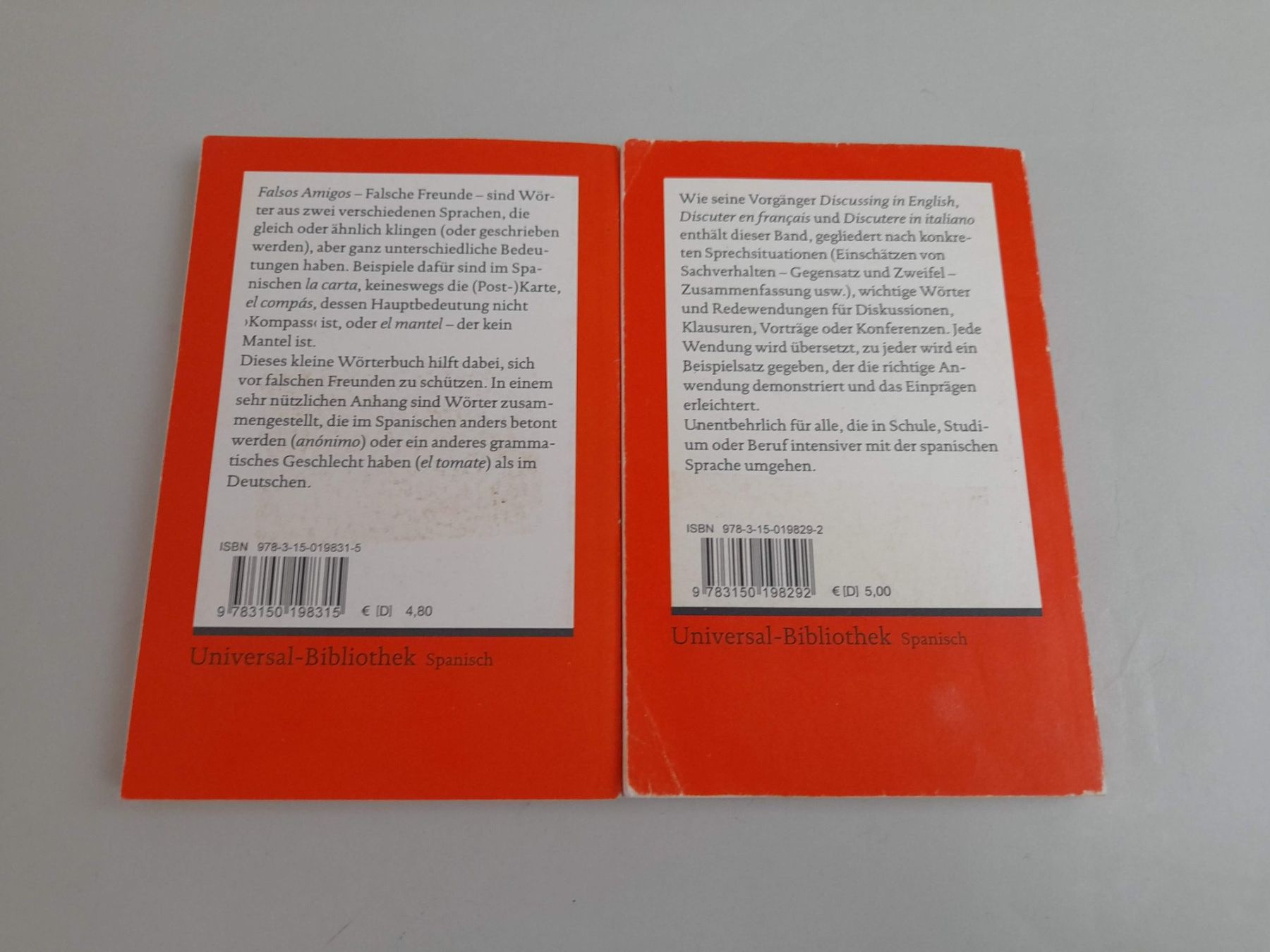 Libri: RECLAM Spanisch Wörterbuch – Usato da Liebefeld venduto da Restwert_Liebefeld 1