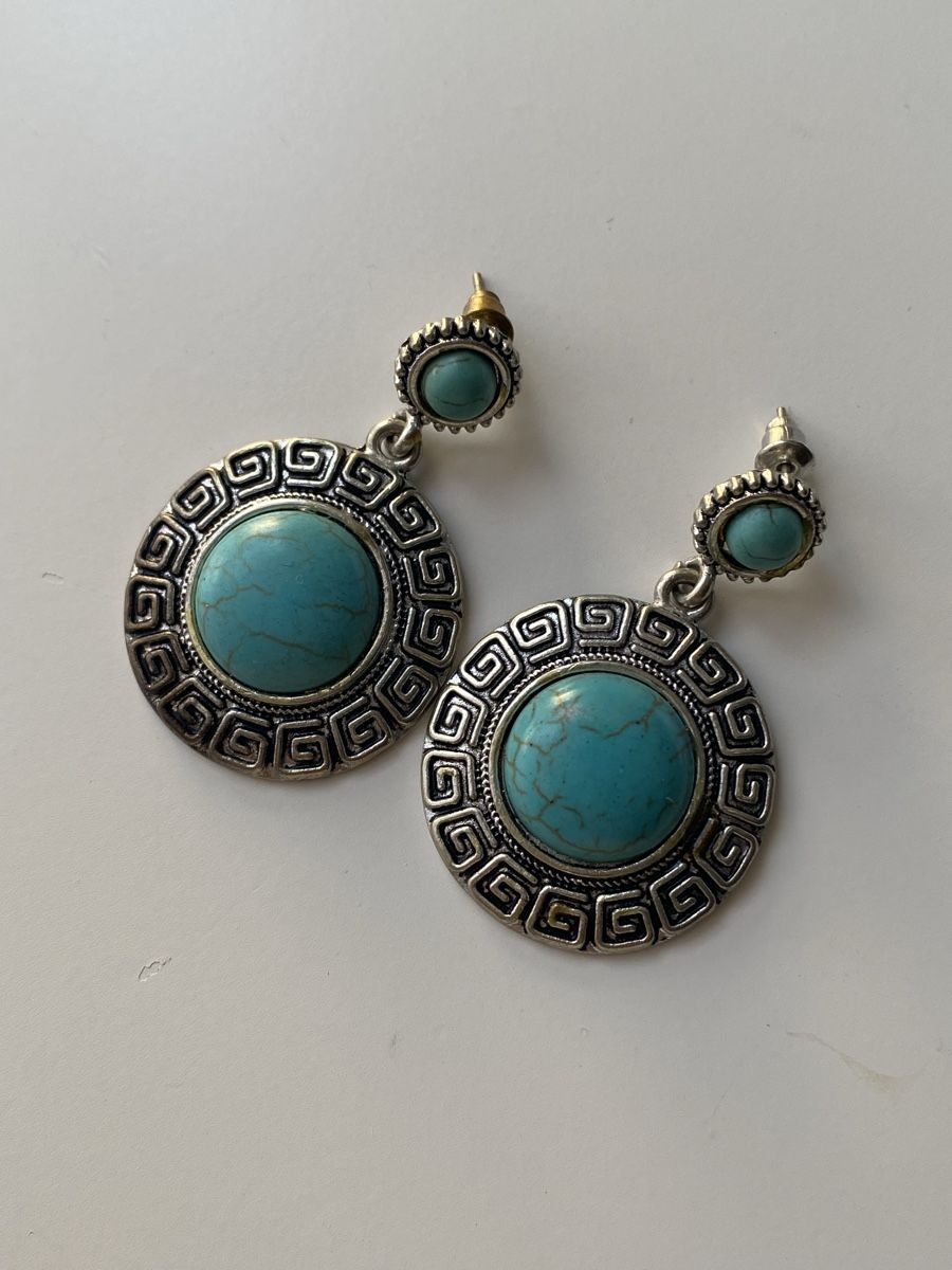 Orecchini pendenti & Orecchini a lobo: Vintage Turquoise Ohrringe – Usato da Givisiez venduto da dor_xb9k