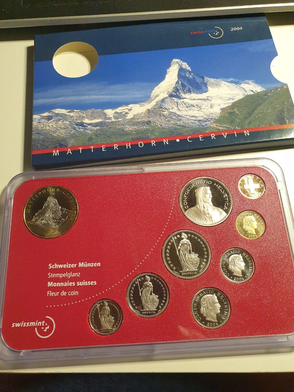 Tutti le monete: Münzset Matterhorn 2004 – Nuovo (secondo la descrizione) da Würenlos venduto da calimero095 2