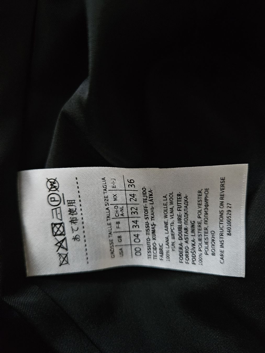 Cappotti: Elegant Black Wool Coat Size 36 – Nuovo (secondo la descrizione) da Zürich venduto da Marianna_V 3