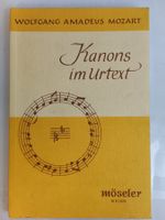 Noten Mozart: Kanons im Urtext, Mösler Verlag