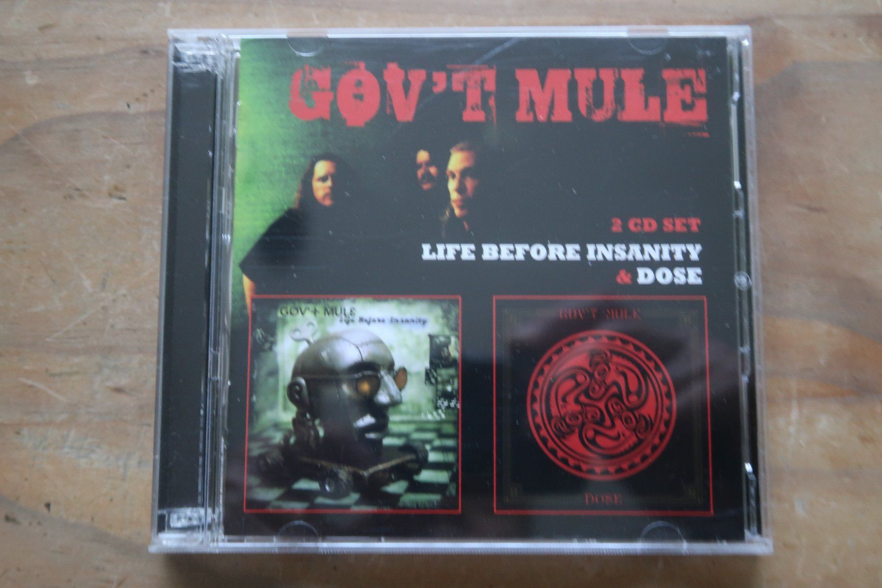 CD: GOV'T MULE - LIFE BEFORE INSANITY & DOSE - 2x CD – Usato da Basel venduto da Patiscat