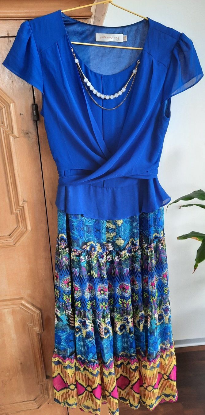 Vestiti: farbenprächtiges Indisches Kleid & Kette – Nuovo (secondo la descrizione) da Herrliberg venduto da AlexandraBopp 1