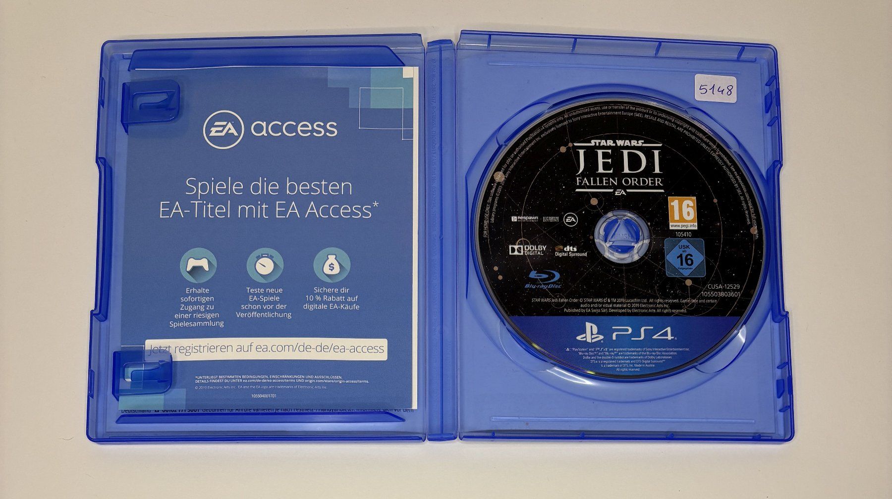 Giochi: PS4 - Star Wars Jedi: Fallen Order – Usato da Allschwil venduto da Bullach 1