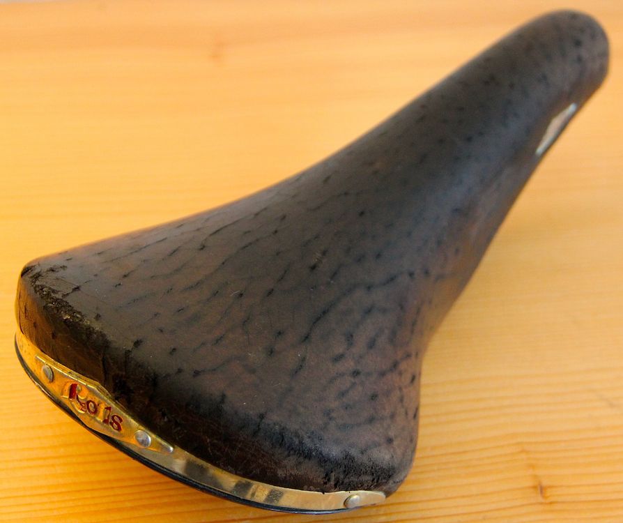 Sella Bici In Pelle Vintage REGAL Le Rino | Comoda E Leggera, Per Gravel E City Bike - Nero - Foto 6