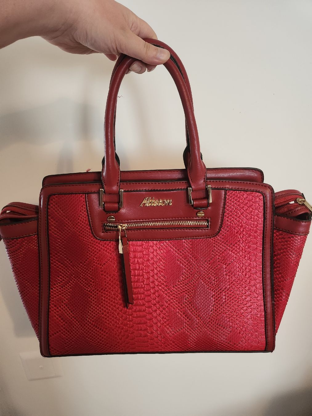 Borse da donna: Rote Tasche – Nuovo (secondo la descrizione) da Tägerwilen venduto da DoBi223