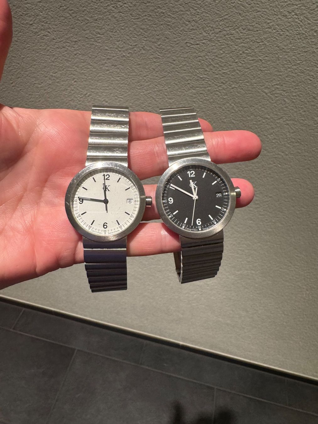 Calvin Klein Orologi: Calvin Klein Uhren Set, Edelstahl – Usato da Gränichen venduto da nic_yyy8