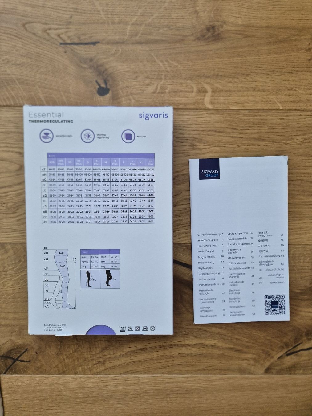 Sigvaris Calze & Collant: Sigvaris Essential Kompressionsstrümpfe Thermoregulating – Nuovo (secondo la descrizione) da Winterthur venduto da Gizmo01101986 2