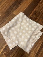 Foulard beige mit weisse Pois