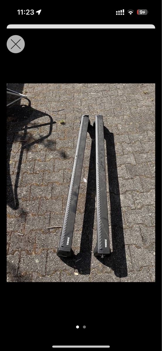 Thule Portapacchi: Thule Dachträger vw t6 – Usato da Thun venduto da Wildwheels.co 1