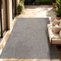 -50% ‼️ ROBUSTER TEPPICH In- & Outdoor GREY 160x220