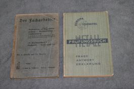 2 Bücher, Der Facharbeiter 1941 & Prüfungsbuch Metall 1954