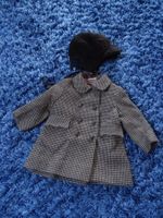 Herziges Kindermäntelchen mit Kunstfellkappe echt Vintage