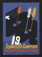 Reklamemarke Lausanne, 19. Schweizer Com