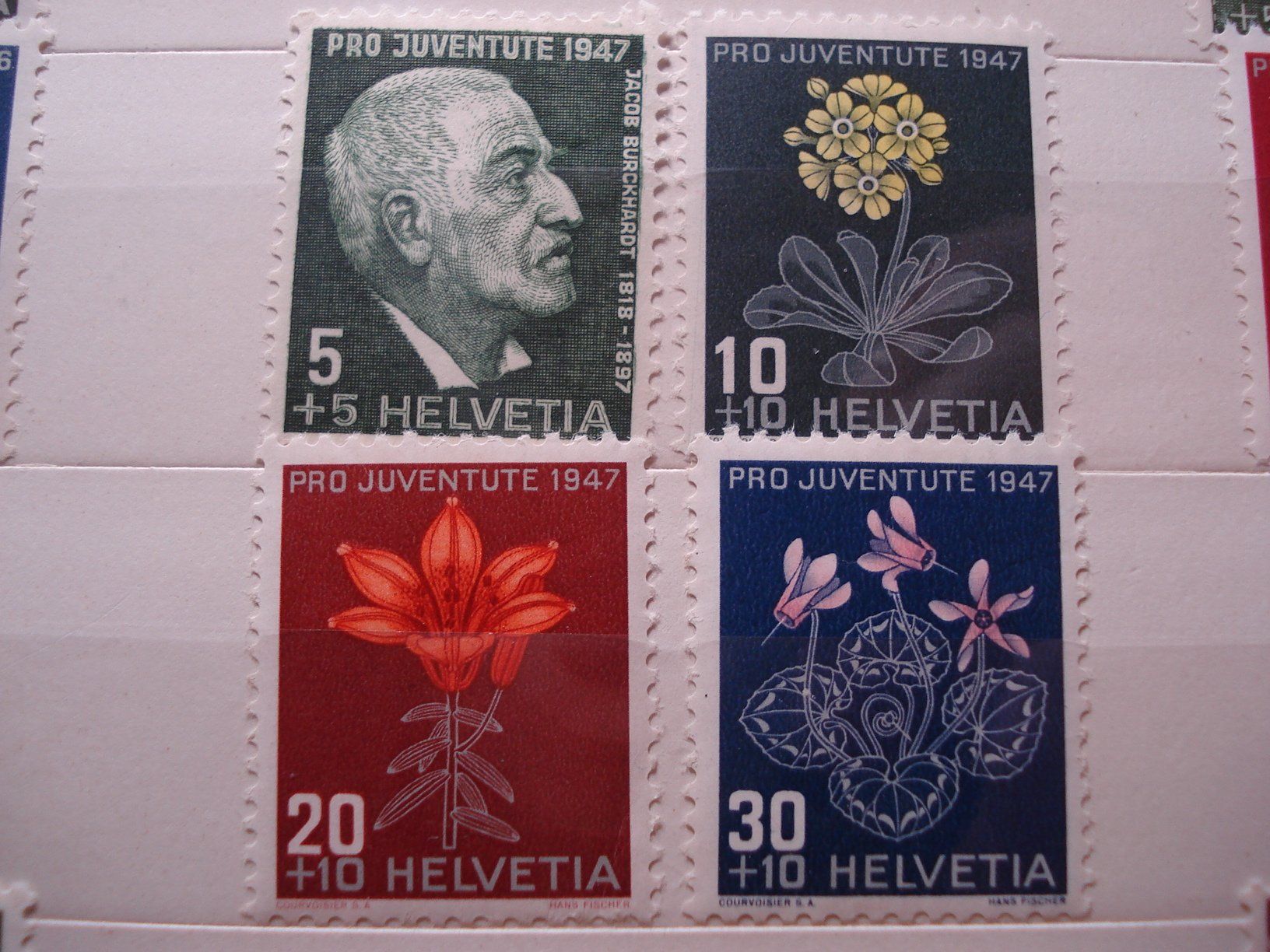 Tutti i francobolli: Satz Pro Juventute 1947 * – Usato da Niederwil AG venduto da morostahu