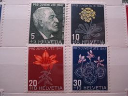 Satz Pro Juventute 1947 *
