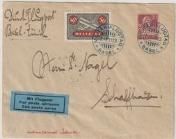 SF 23.2a, MILITÄRFLUGTAG BASEL, 1923, Fr 100.--
