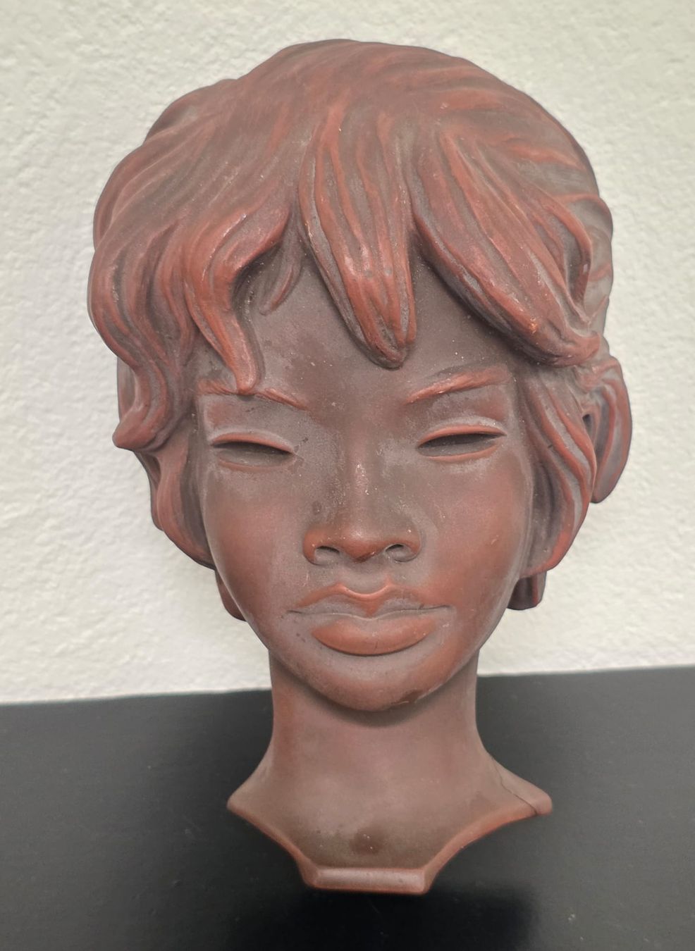 Sculture & Statue: Büste Kopf Mädchen Handarbeit Germany – Usato da Rheinsulz venduto da Dred