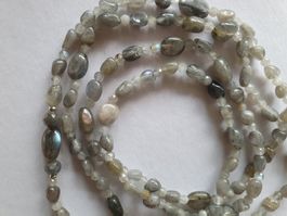 94cm Lang Labradorit Kette
