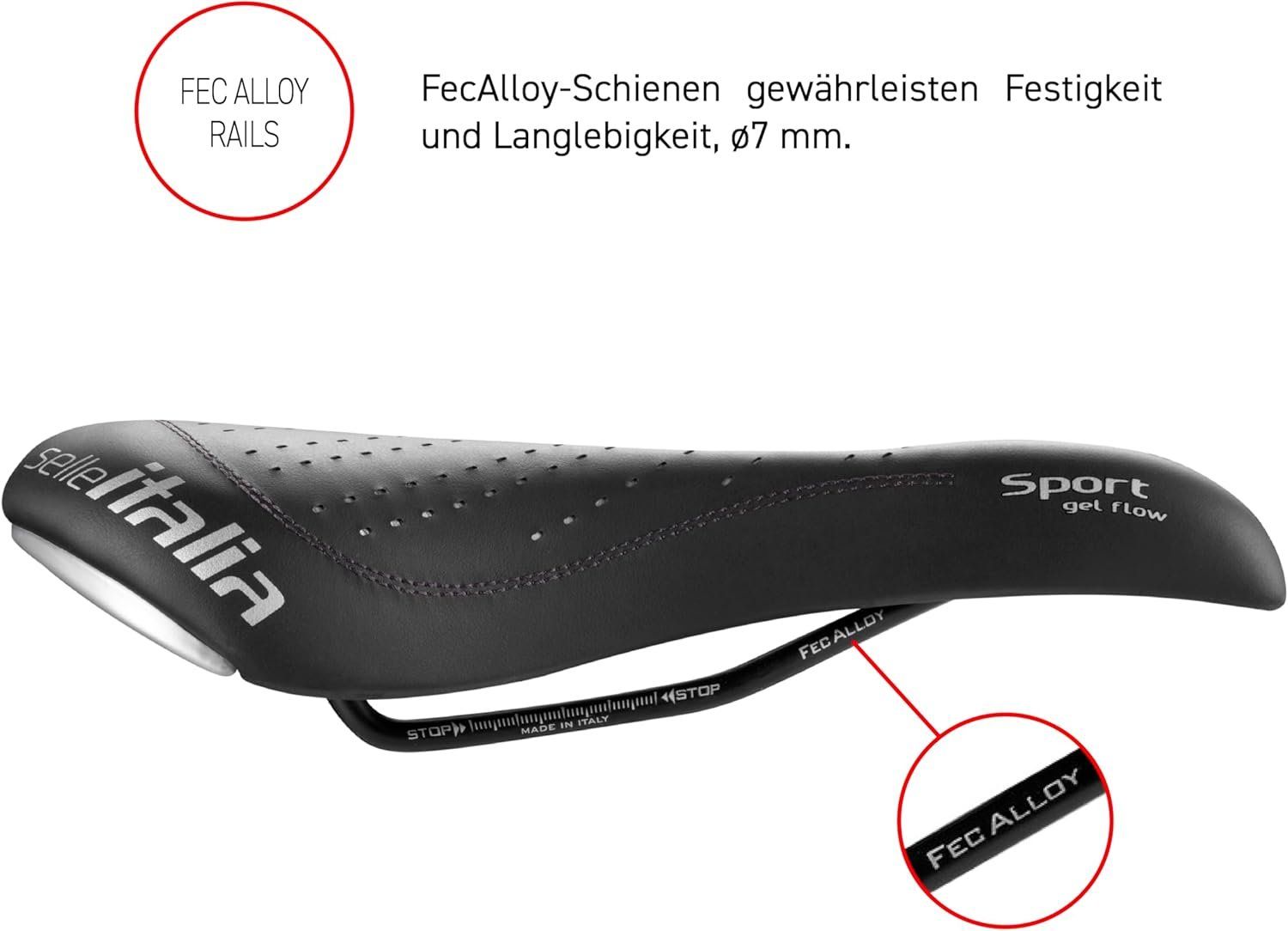 Selle Italia Pezzi di ricambio: Selle Italia Sport Gel Flow – Nuovo (secondo la descrizione) da Zug venduto da jpawlo 1