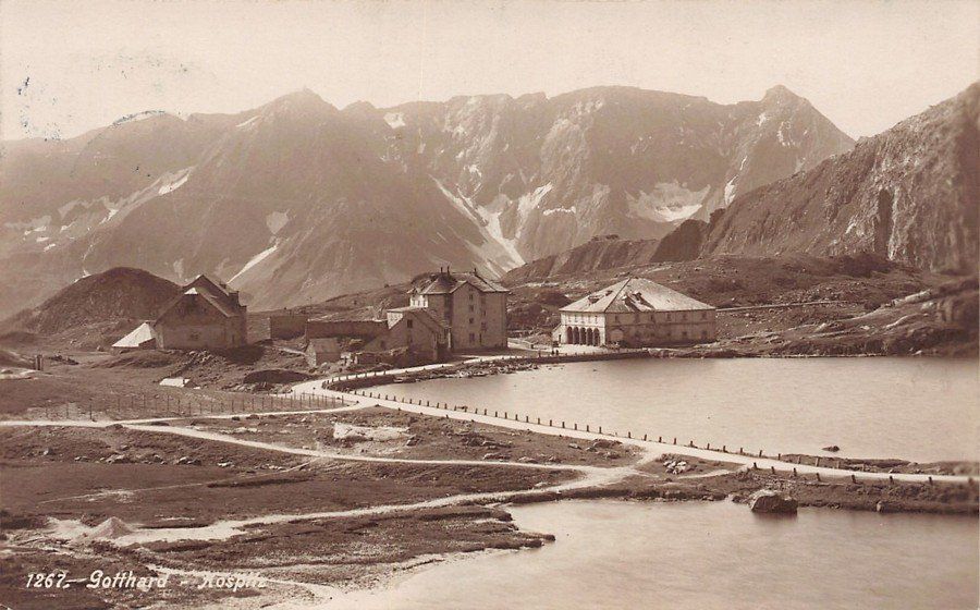 Ansichtskarten: Gotthard-Hospiz, gelaufen 1915 – Gebraucht aus Frauenfeld von POML