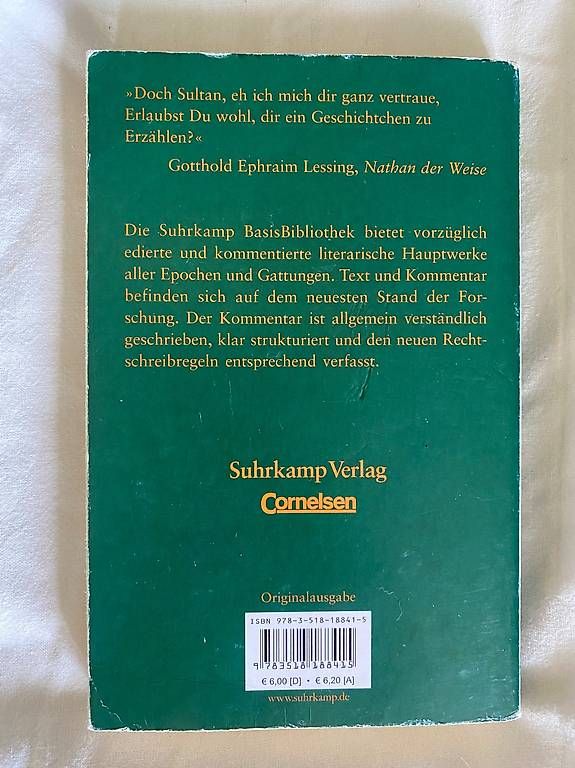 Livres: Nathan der Weise  Gotthold Ephraim Lessing – D'occasion à Zürich par iri_cyr9 1